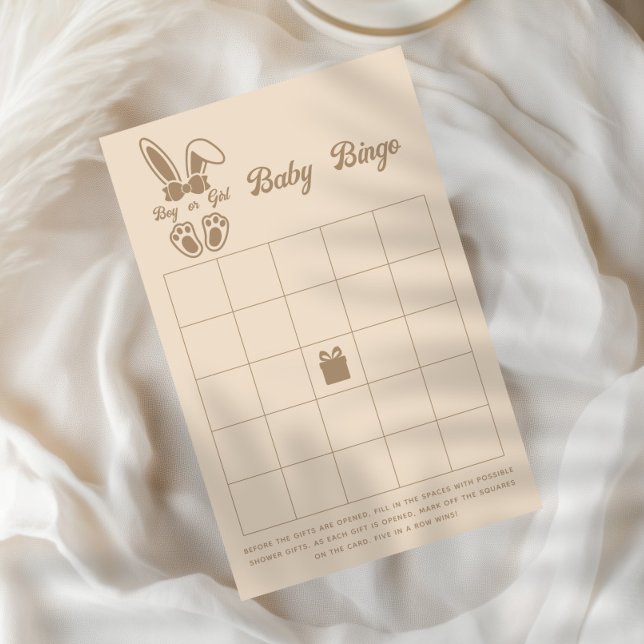 Bingo Bunny Light Beige Geslacht Reveal Game (Creator heeft geüpload)