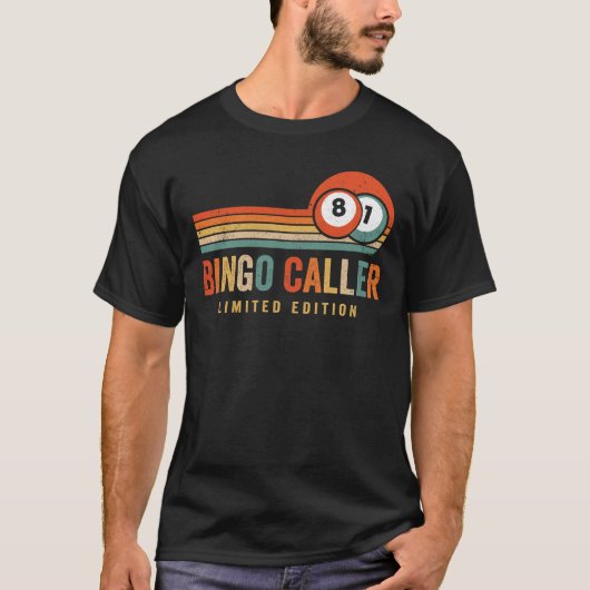 Bingo Caller Ontwerp voor Mannen Vrouwen Grappig C T-shirt (Voorkant)