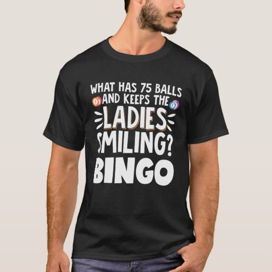 Bingo Caller Player Lucky Bingo 5 T-shirt (Voorkant)