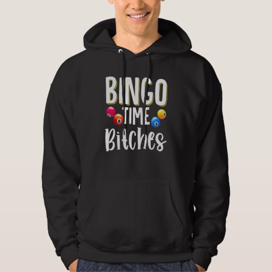Bingo Caller Player Lucky Bingo Hoodie (Voorkant)