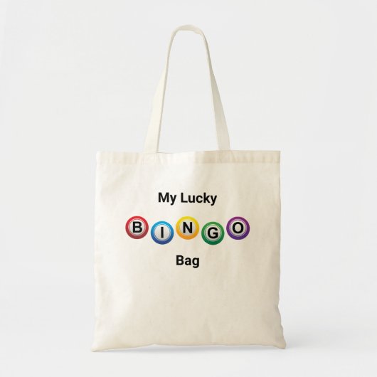 Bingo Canvas tas (Voorkant)