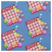 Bingo Card Bingo Balls Stof (Swatch)