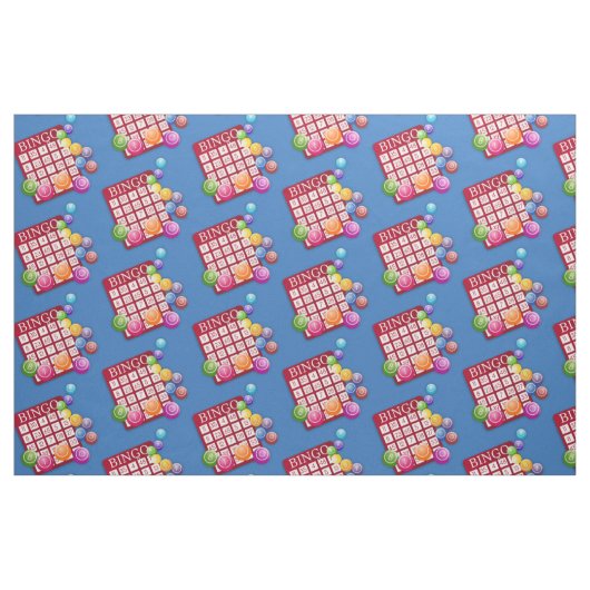 Bingo Card Bingo Balls Stof (Fat Quarter)