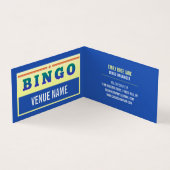 Bingo Card, Bingo Manager Gedetailleerd Visitekaartje (Binnen)