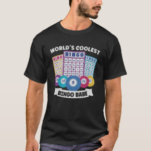 Bingo Card Game Grandma Bingo Player Bingo Cards T-shirt