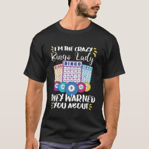 Bingo Card Game Grandma Bingo Player Bingo Cards T-shirt