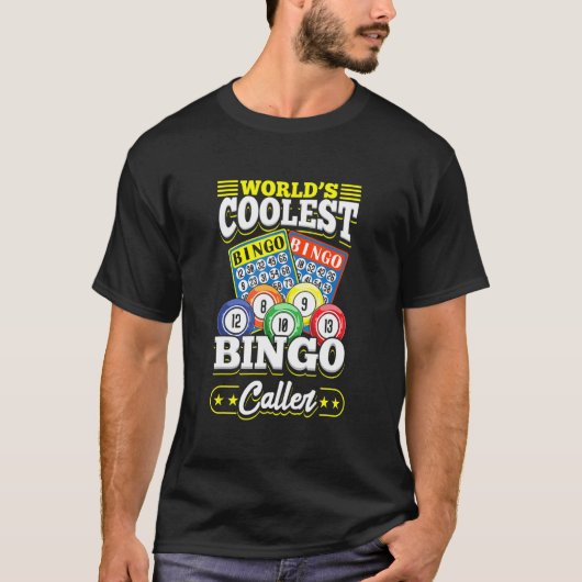 Bingo Card Game Player For Caller  Bingo Caller T-shirt (Voorkant)