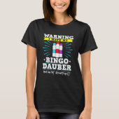 Bingo Card Game voor bezoeker Mijn Bingo Dauber T-shirt (Voorkant)