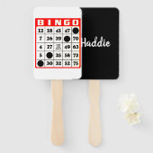 Bingo Card Hand Fan Handwaaier (Voorkant en achterkant)