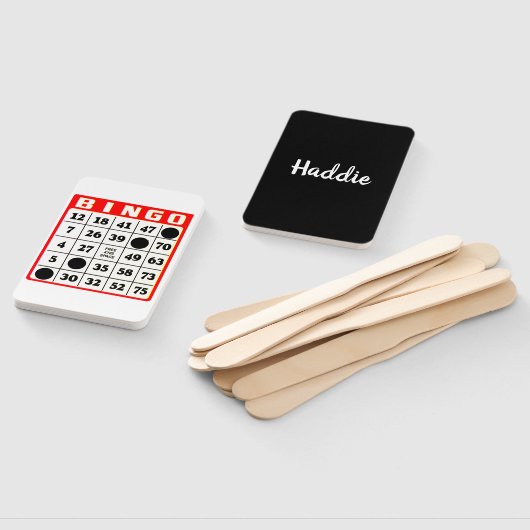 Bingo Card Hand Fan Handwaaier (Niet-gemonteerd)