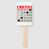 Bingo Card Hand Fan Handwaaier (Voorkant)