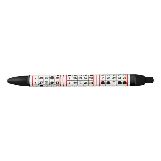 Bingo Card Ink Pen (Voorkant)