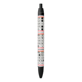 Bingo Card Ink Pen