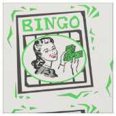 Bingo Card Lady met Money Stof (Close Up)