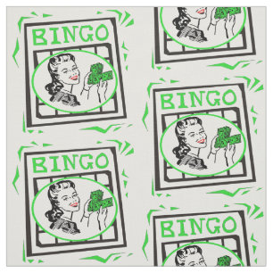 Bingo Card Lady met Money Stof