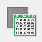 Bingo Card Magneet (Voorkant / Achterkant)