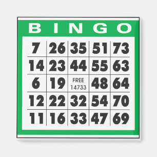Bingo Card Magneet