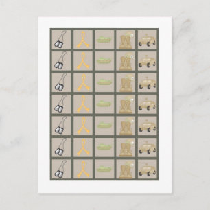 Bingo Card Markers ARMY ACU Camoflauge Digital Briefkaart