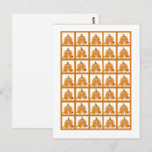 Bingo Card Markers Autumn Herfst Pumpkin Baby Briefkaart (Voorkant / Achterkant)