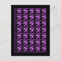 Bingo Card Markers Mis XV Paars Lila zwart