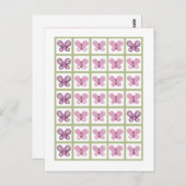 Bingo Card Markers Sugar Plum Butterfly Briefkaart (Voorkant / Achterkant)