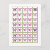 Bingo Card Markers Sugar Plum Butterfly Briefkaart (Voorkant)