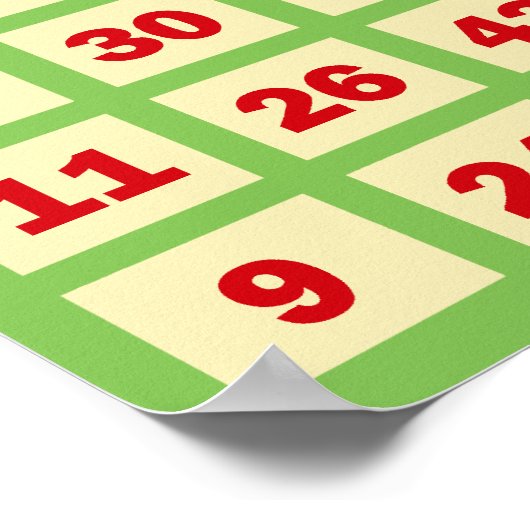 Bingo Card Poster (Hoek)