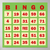 Bingo Card Poster (Voorkant)