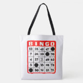 Bingo Card Shoulder Bag Tote Bag (Voorkant)