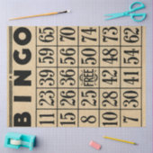 Bingo Card Tissue Paper Tissuepapier (Craft)