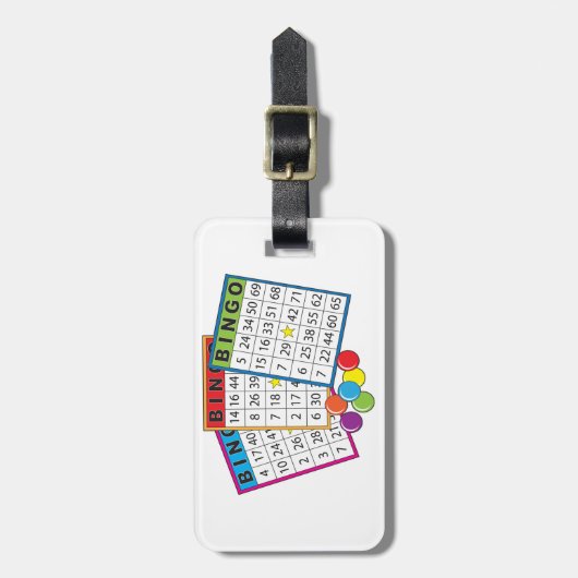 Bingo Cards Bagagelabel (Voorkant verticaal)