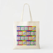 BINGO Cards Bingo Canvas tas (Voorkant)