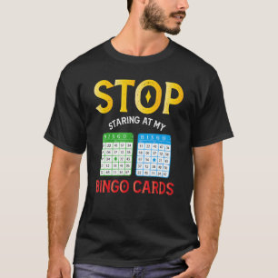 Bingo Cards Player Humor Lucky Game Sarcasm-appara T-shirt