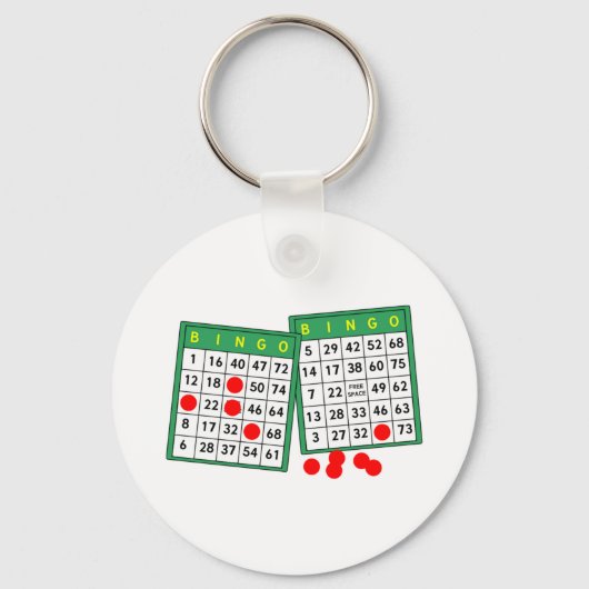 Bingo Cards Sleutelhanger (Voorkant)