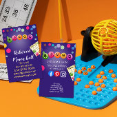 bingo casino gokken paars visitekaartje