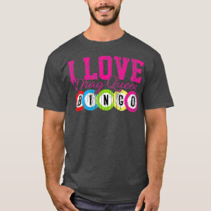 Bingo Casino Nacht Slepen Koningin Bingo Gift T-shirt