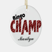 Bingo Champ Champion Vegas Style Ornament (Rechts)