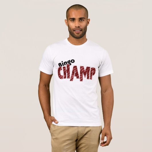 Bingo Champ Champion Vegas Style Shirt (Voorkant volledig)