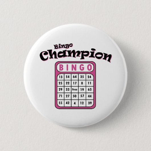 Bingo Champion Ronde Button 5,7 Cm (Voorkant)