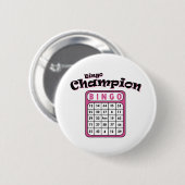 Bingo Champion Ronde Button 5,7 Cm (Voorkant /achterkant)