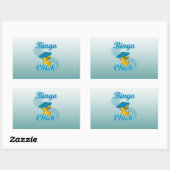 Bingo Chick #3 Rechthoekige Sticker (Vel)