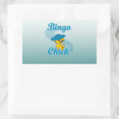 Bingo Chick #3 Rechthoekige Sticker (Tas)