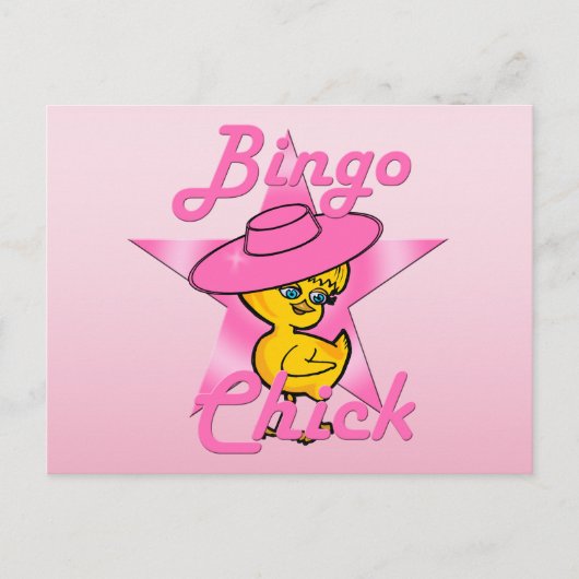 Bingo Chick #8 Briefkaart (Voorkant)
