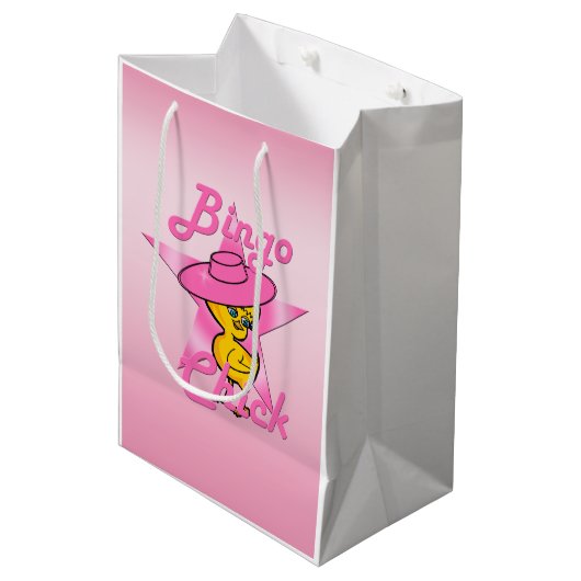 Bingo Chick #8 Medium Cadeauzakje (Voorkant Gekanteld)