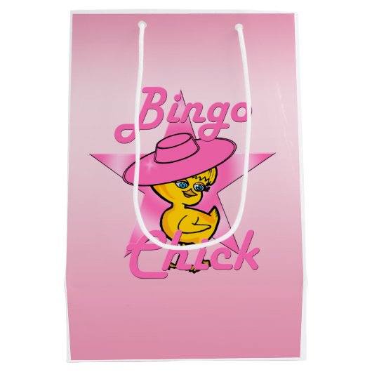 Bingo Chick #8 Medium Cadeauzakje (Achterkant)