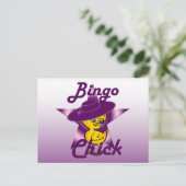 Bingo Chick #9 Briefkaart (Staand voorkant)