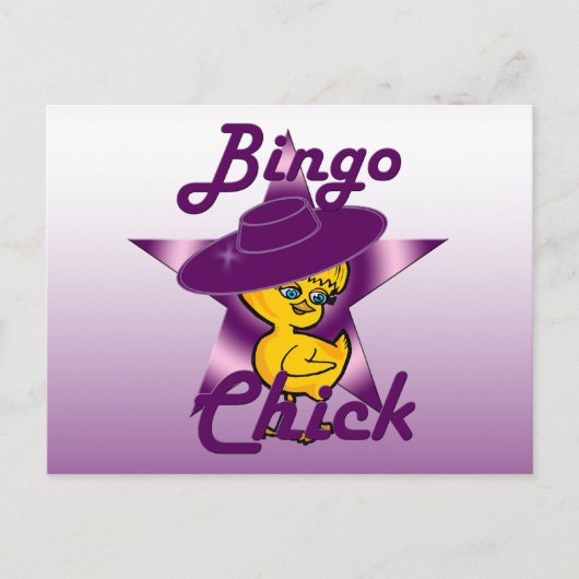 Bingo Chick #9 Briefkaart (Voorkant)