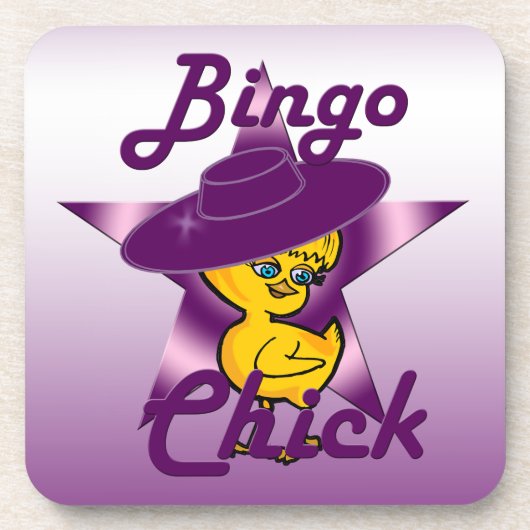 Bingo Chick #9 Drankjes Onderzetter (Voorkant)