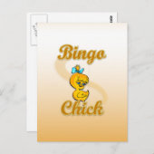 Bingo Chick Briefkaart (Voorkant / Achterkant)