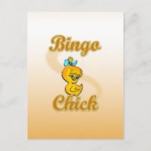 Bingo Chick Briefkaart (Voorkant)